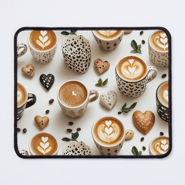 Item preview, Coffee Cups Seamless Pattern designed and sold by Leylita Design.