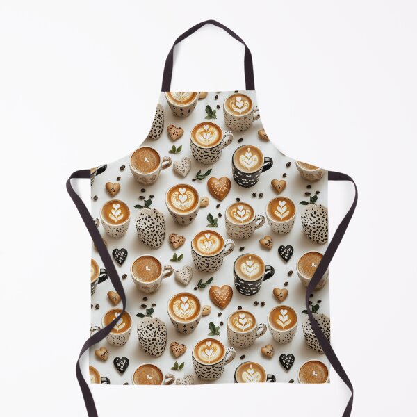 Item preview, Coffee Cups Seamless Pattern designed and sold by Leylita Design.