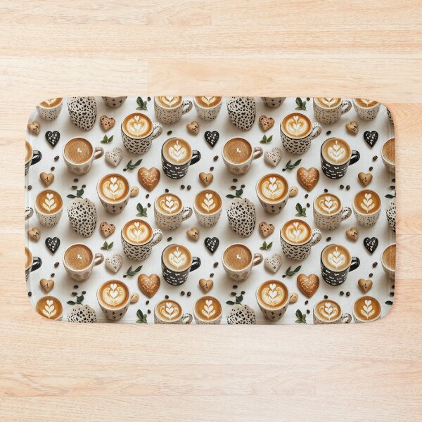 Item preview, Coffee Cups Seamless Pattern designed and sold by Leylita Design.