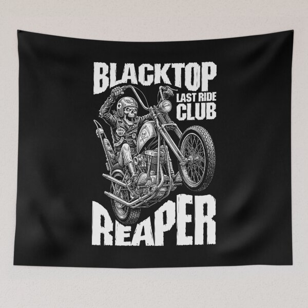 Item preview, Motorbike Motorcycle Funny Biker Skeleton Blacktop Reaper designed and sold by GrandeDuc.