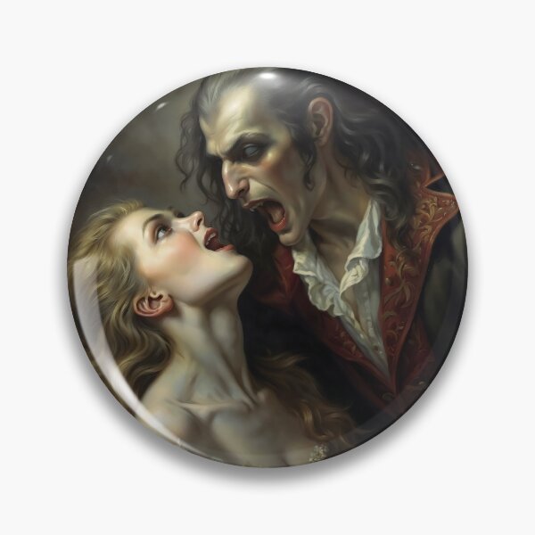 Item preview, Vampire Seduction Gothic Horror Romance Art designed and sold by DarkHolyQueen.