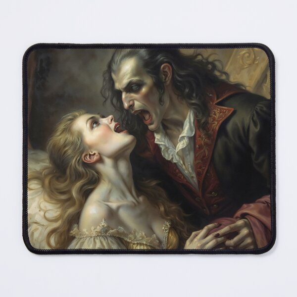 Item preview, Vampire Seduction Gothic Horror Romance Art designed and sold by DarkHolyQueen.