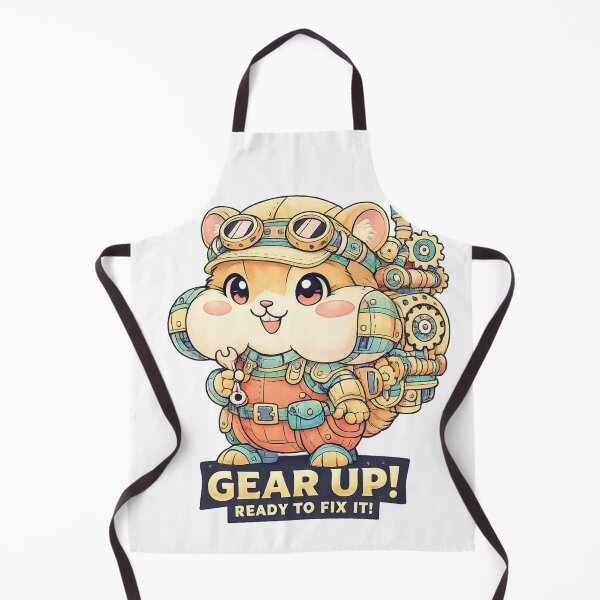 Item preview, Robot Hamster Adventurer Cute Sci Fi Art designed and sold by SoftSproutstu.