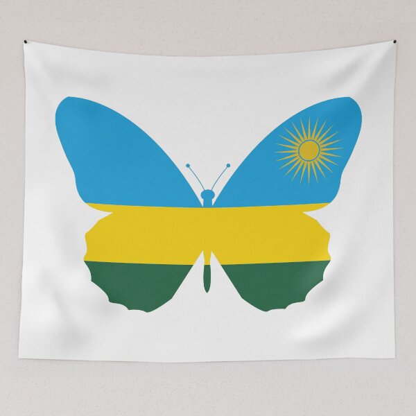 Item preview, Rwanda Butterfly designed and sold by wickedcartoons.