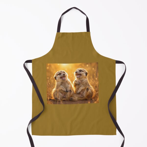 Item preview, Laughing meerkats - A funny pair of animals full of joie de vivre designed and sold by Spirit75.