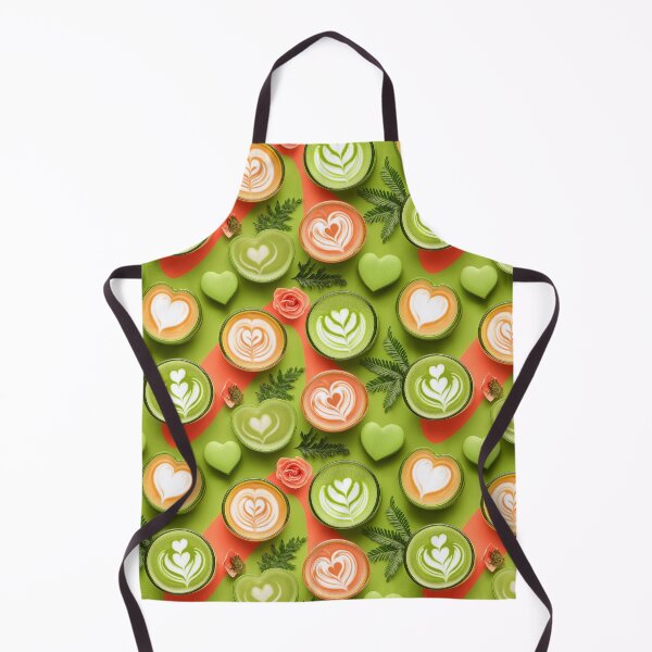 Item preview, Matcha Cups Seamless Pattern designed and sold by Leylita Design.