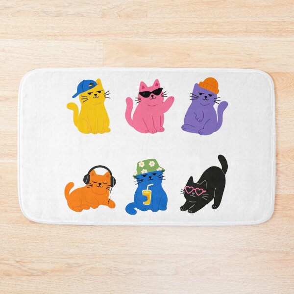 Item preview, Cute Cats Doing Funny Things – Adorable Cat Illustration designed and sold by MariPon.