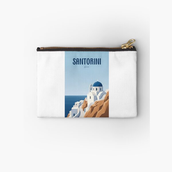 Item preview, Santorini Greece Blue Dome Church designed and sold by NeuralVibe.