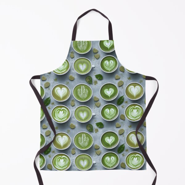 Item preview, Matcha Cups Seamless Pattern designed and sold by Leylita Design.