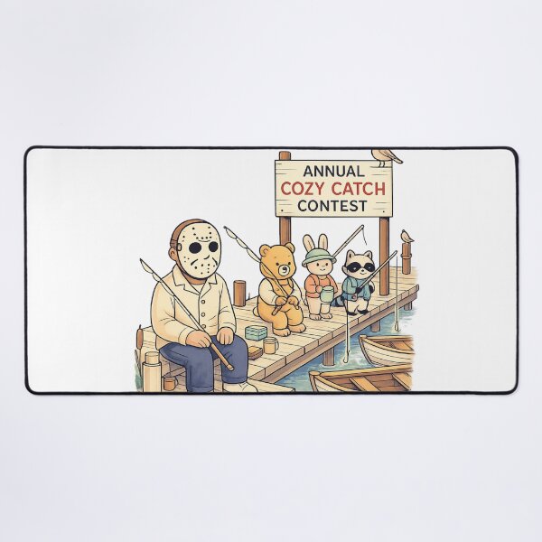 Item preview, Annual Cozy Catch Contest Funny Fishing Design designed and sold by SoftSproutstu.
