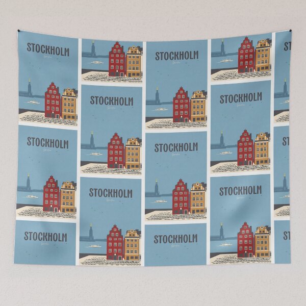 Artikelvorschau, Stockholm, Schweden, Gamla Stan entworfen und verkauft von NeuralVibe.