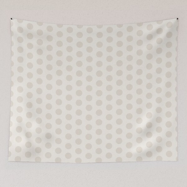 Item preview, White on White Dots - Modern Luxury Neutral Aesthetic designed and sold by GemsAnatomy.