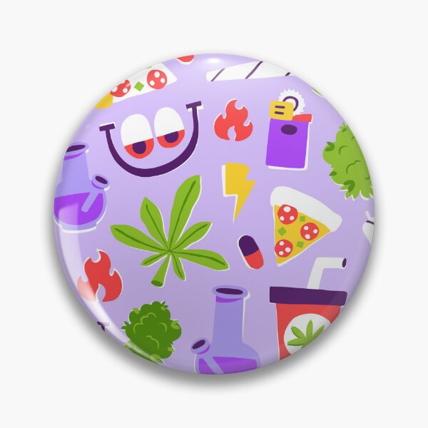 Item preview, Stoned Happy Vibes Pattern designed and sold by Plant Cult.