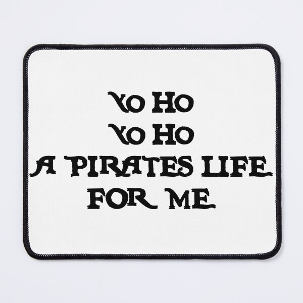 Item preview, Yo Ho Yo Ho – Pirate Life Song Inspired Typography Design designed and sold by inallusha.