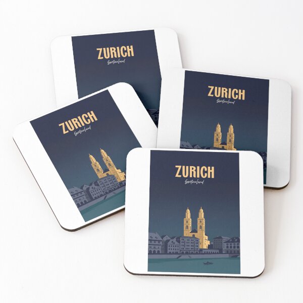 Item preview, Zurich Switzerland Grossmünster designed and sold by NeuralVibe.