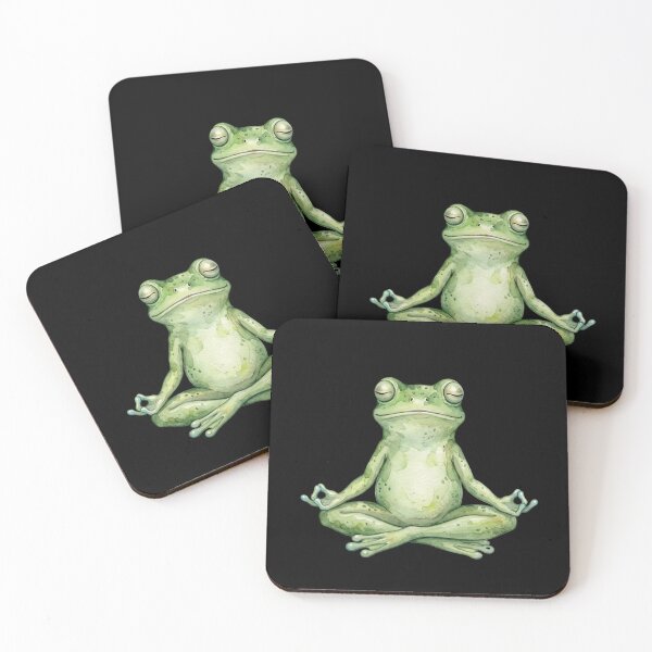 Item preview,  Vintage Cute Frog Yoga Meditation Lover designed and sold by SOUFIANE1991.