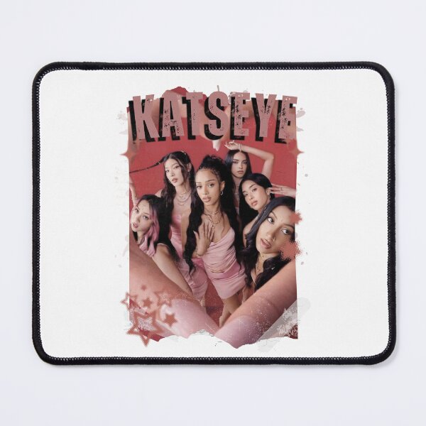 Item preview, KATEYE Kpop Y2K Group Black and White Collage Digital Art Portrait designed and sold by AJUNICE STUDIO.