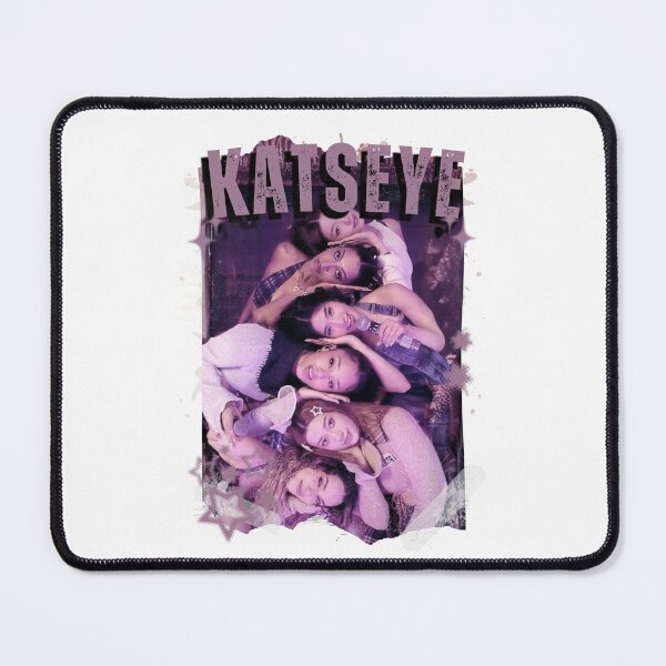Item preview, KATEYE Kpop Y2K Group Black and White Collage Digital Art Portrait designed and sold by AJUNICE STUDIO.