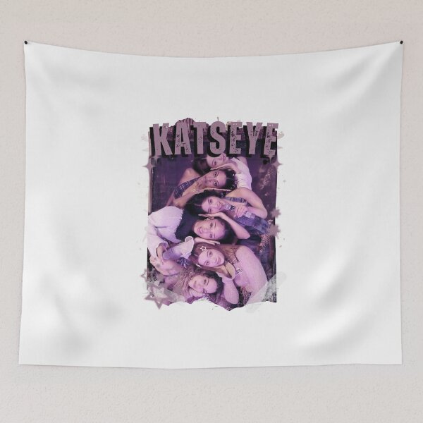 Item preview, KATEYE Kpop Y2K Group Black and White Collage Digital Art Portrait designed and sold by AJUNICE STUDIO.