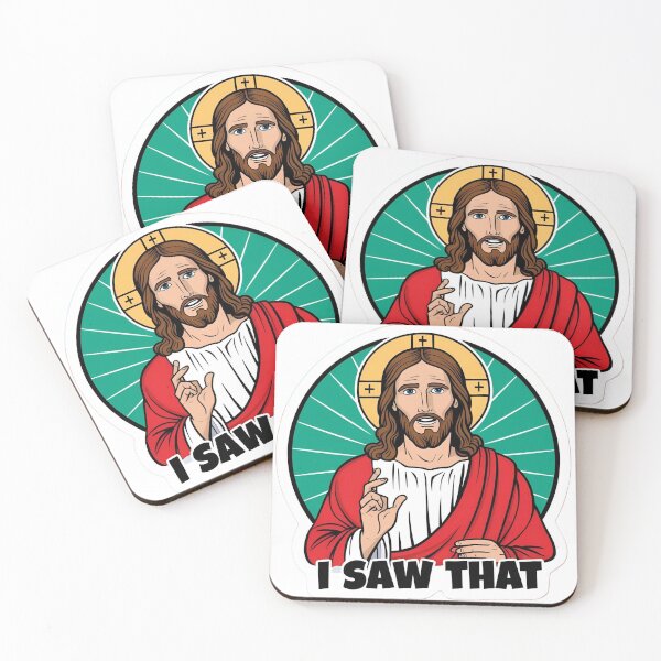 Item preview, Jesus “I Saw That” Funny Christian Meme | Religious Humor Design designed and sold by Souzian.
