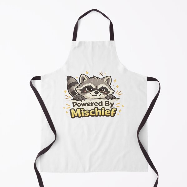 Item preview, Powered By Mischief Funny Playful Chaos Quote designed and sold by ILYASSE1.