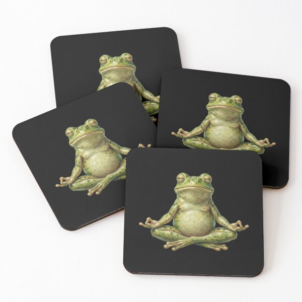 Item preview,  Vintage Cute Frog Yoga Meditation Lover designed and sold by SOUFIANE1991.