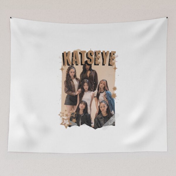 Item preview, KATEYE Kpop Y2K Group Collage Digital Art Portrait designed and sold by AJUNICE STUDIO.