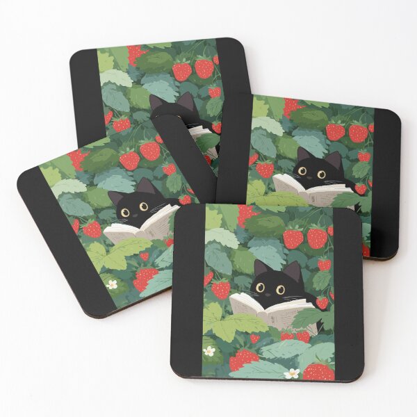 Item preview, Reading Cat In A Secret Garden designed and sold by Gkinoki.