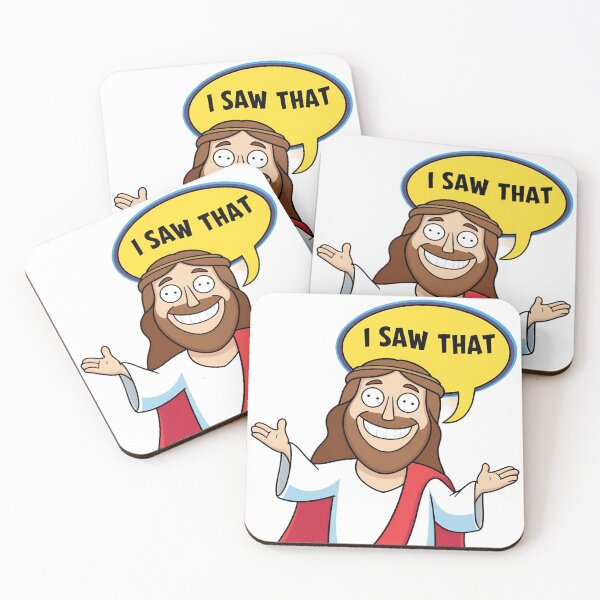 Item preview, Jesus “I Saw That” Funny Christian Meme | Religious Humor Design designed and sold by Souzian.