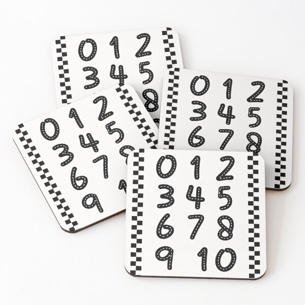 Item preview, Dashed Line Numbers 0-10 - Kids Math Learning Activity designed and sold by RM-Journey.