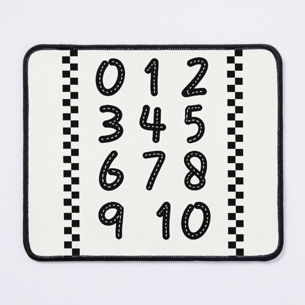 Item preview, Dashed Line Numbers 0-10 - Kids Math Learning Activity designed and sold by RM-Journey.
