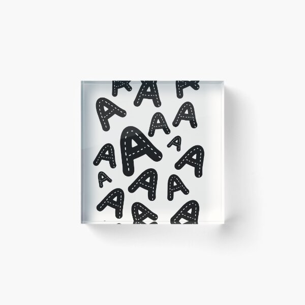 Item preview, Playful Dotted Letter A - Learning & Letters Pattern designed and sold by RM-Journey.