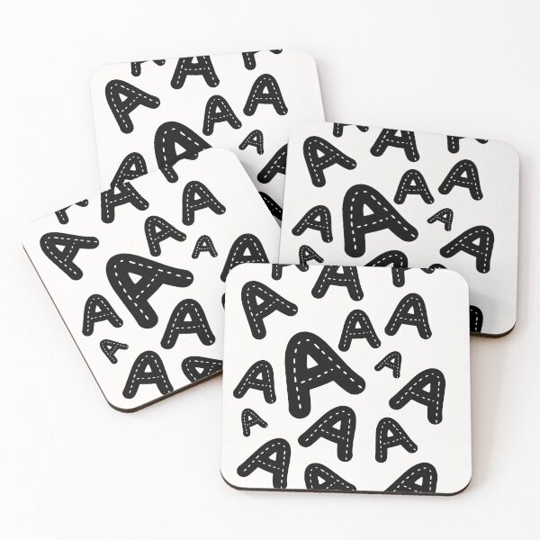 Item preview, Playful Dotted Letter A - Learning & Letters Pattern designed and sold by RM-Journey.