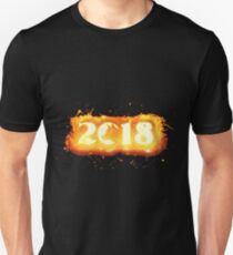 Calendar dog burning Unisex T-Shirt