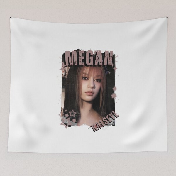 Item preview, KATEYE Megan Kpop Y2K Group Collage Digital Art Portrait designed and sold by AJUNICE STUDIO.