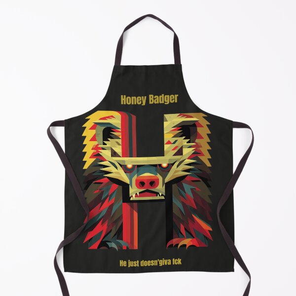 Item preview, Honey Badger Letter H – Savage Geometric Animal Typography designed and sold by V--I--R.