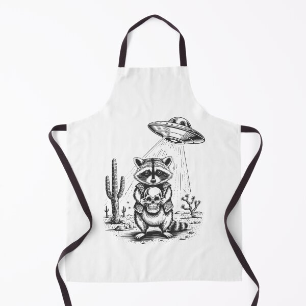 Item preview, Occult Raccoon Skull & UFO - Dark Academia Engraving designed and sold by Krasnovaovaova.