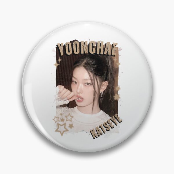 Item preview, KATEYE Yoonchae Kpop Y2K Group Collage Digital Art Portrait designed and sold by AJUNICE STUDIO.