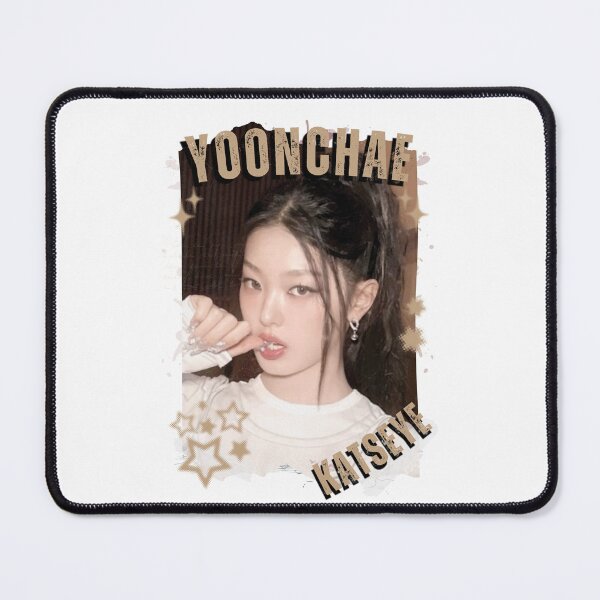 Item preview, KATEYE Yoonchae Kpop Y2K Group Collage Digital Art Portrait designed and sold by AJUNICE STUDIO.