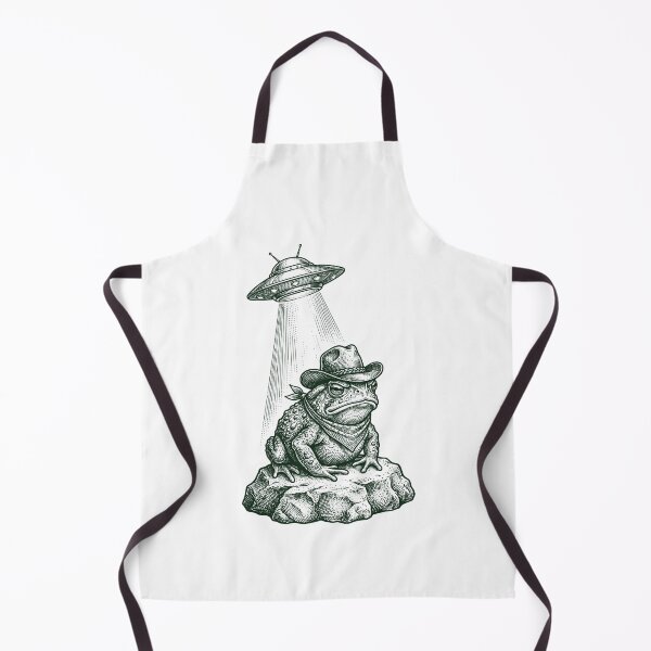Item preview, Cottagecore Frog Cowboy Alien Abduction - Desert Art designed and sold by Krasnovaovaova.