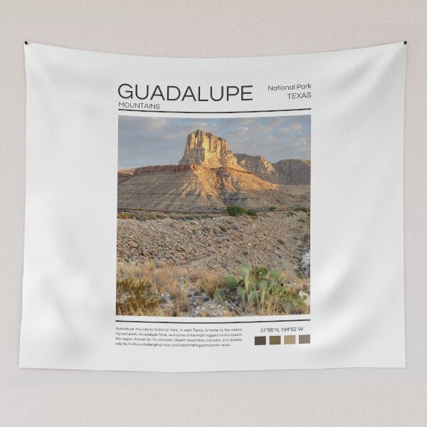 Item preview, Guadalupe Mountains National Park - Texas  designed and sold by StudioRedKoala.