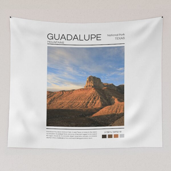 Item preview, Guadalupe Mountains National Park - Texas  designed and sold by StudioRedKoala.