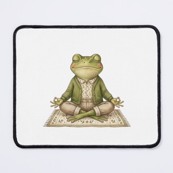 Item preview,  Vintage Cute Frog Yoga Meditation Lover designed and sold by SOUFIANE1991.