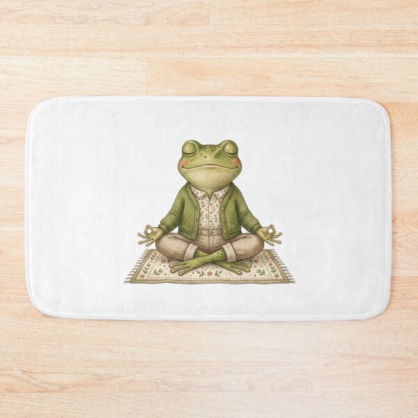 Item preview,  Vintage Cute Frog Yoga Meditation Lover designed and sold by SOUFIANE1991.
