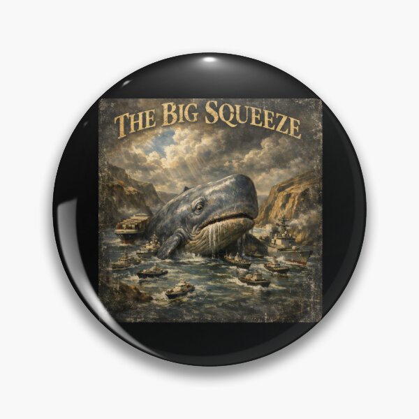 Item preview, Surrealism The Big Squeeze Whale Maritime Art designed and sold by SplashTastic.