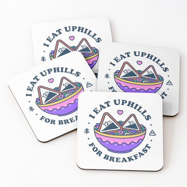 Item preview, I eat uphills for breakfast! designed and sold by Plant Cult.