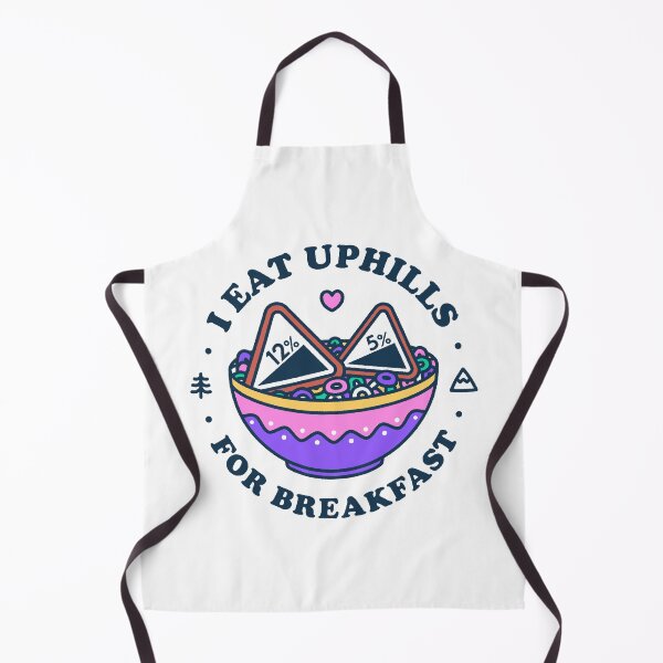 Item preview, I eat uphills for breakfast! designed and sold by Plant Cult.