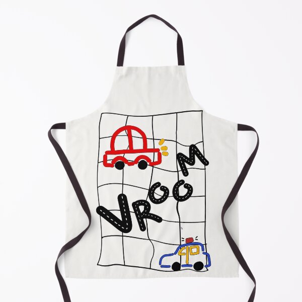 Item preview, Vroom Vroom! Colorful Hand-Drawn Car & Police Car designed and sold by RM-Journey.