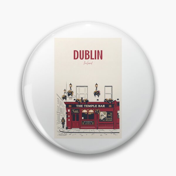 Item preview, Dublin Ireland Temple Bar District Dublin designed and sold by NeuralVibe.
