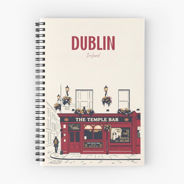 Item preview, Dublin Ireland Temple Bar District Dublin designed and sold by NeuralVibe.
